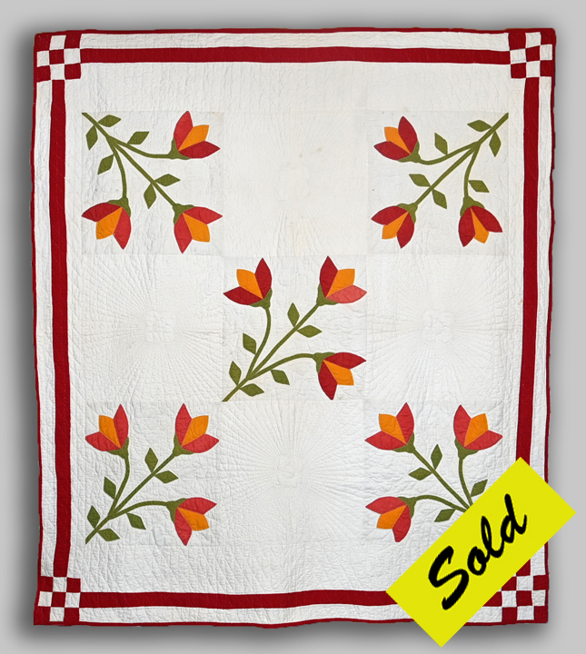 Folk Art Tulips Quilt